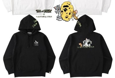 A Bathing Ape X Tom & Jerry Hoodie Size XL