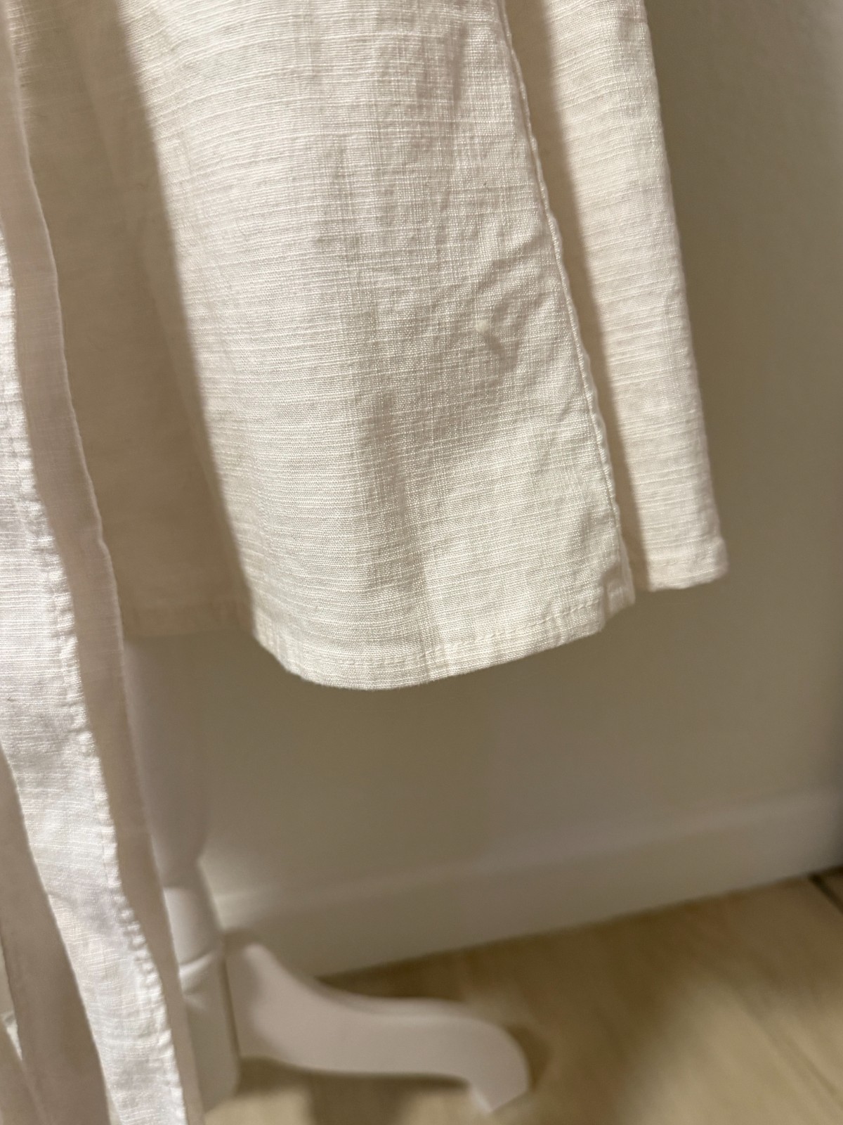 Zara Basic Cotton Short Sleeve Collared Wrap Dres… - image 10