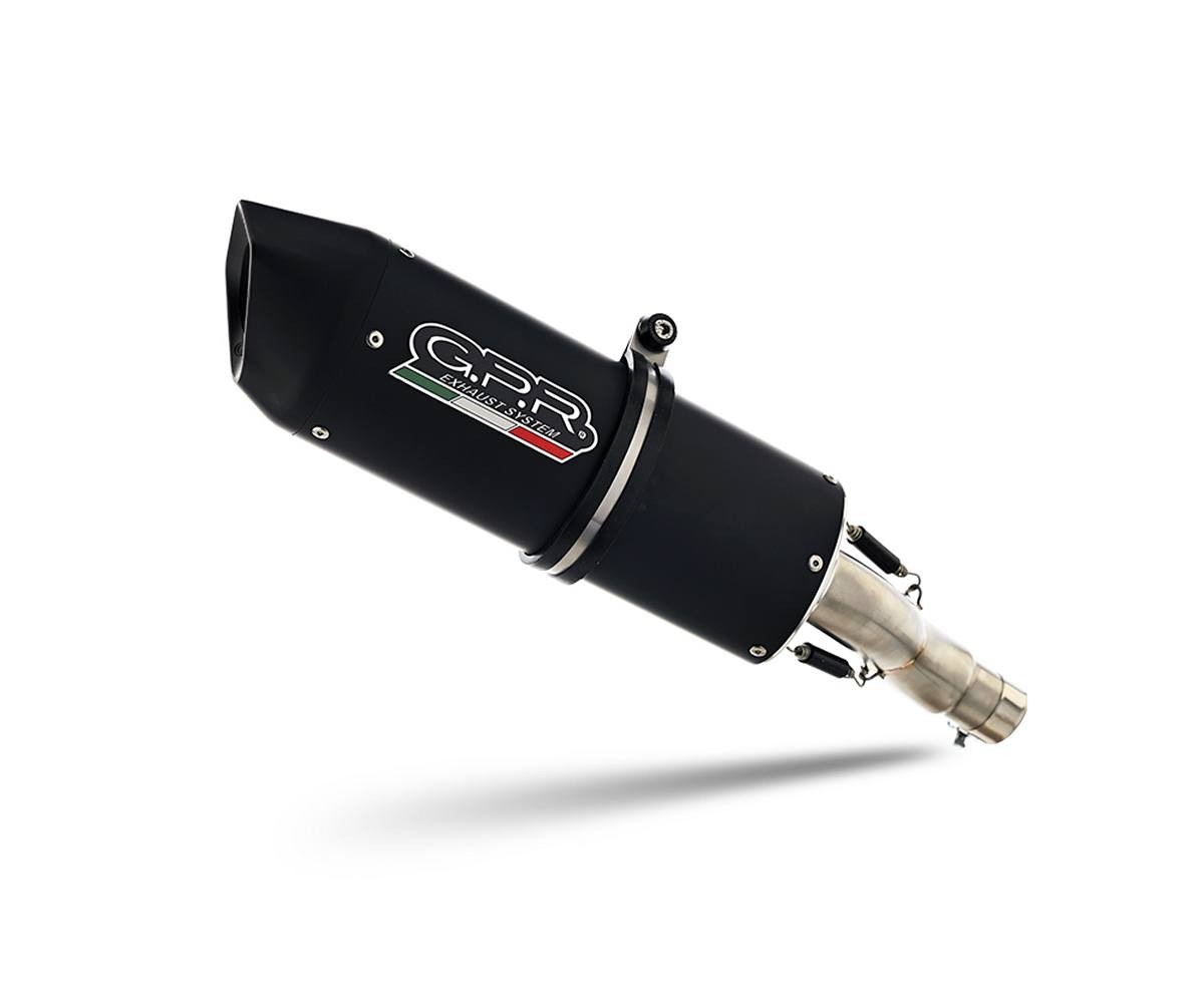 Approved GPR Exhaust Muffler Furore Nero for Yamaha Yzf R6 2003 > 2005