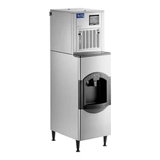 22" Air Cooled Modular Nugget Ice Machine with Dispenser - 550 lb.