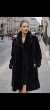 VTG. Monterey Fashion Faux Fur Full Length Coat Size Large