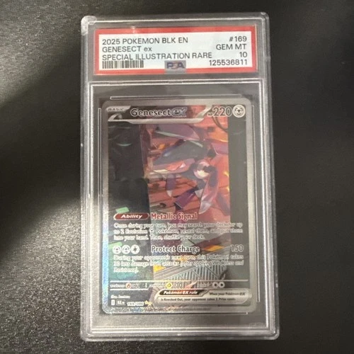 Genesect ex 169/086 Sv: Black Bolt Special Illustration Rare PSA 10!