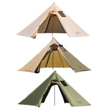 Tente légère de 4 saisons avec tuyau de fumée pour la fenêtre avec tuyau de