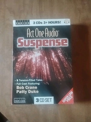 Suspense - Act One Audio (Audio book, cd)  Topics, 3 cd set, Bob Crane, Patty Du