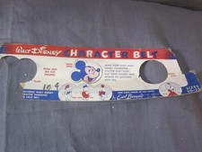 Vintage Disney Character Belt Push Out Die-Cut Figures - Mickey Mouse Only