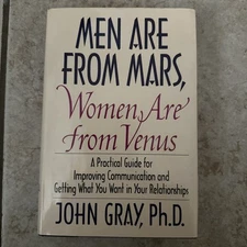 FIRST EDITION Men Are from Mars, Women Are from Venus by John Gray (Hardcover)