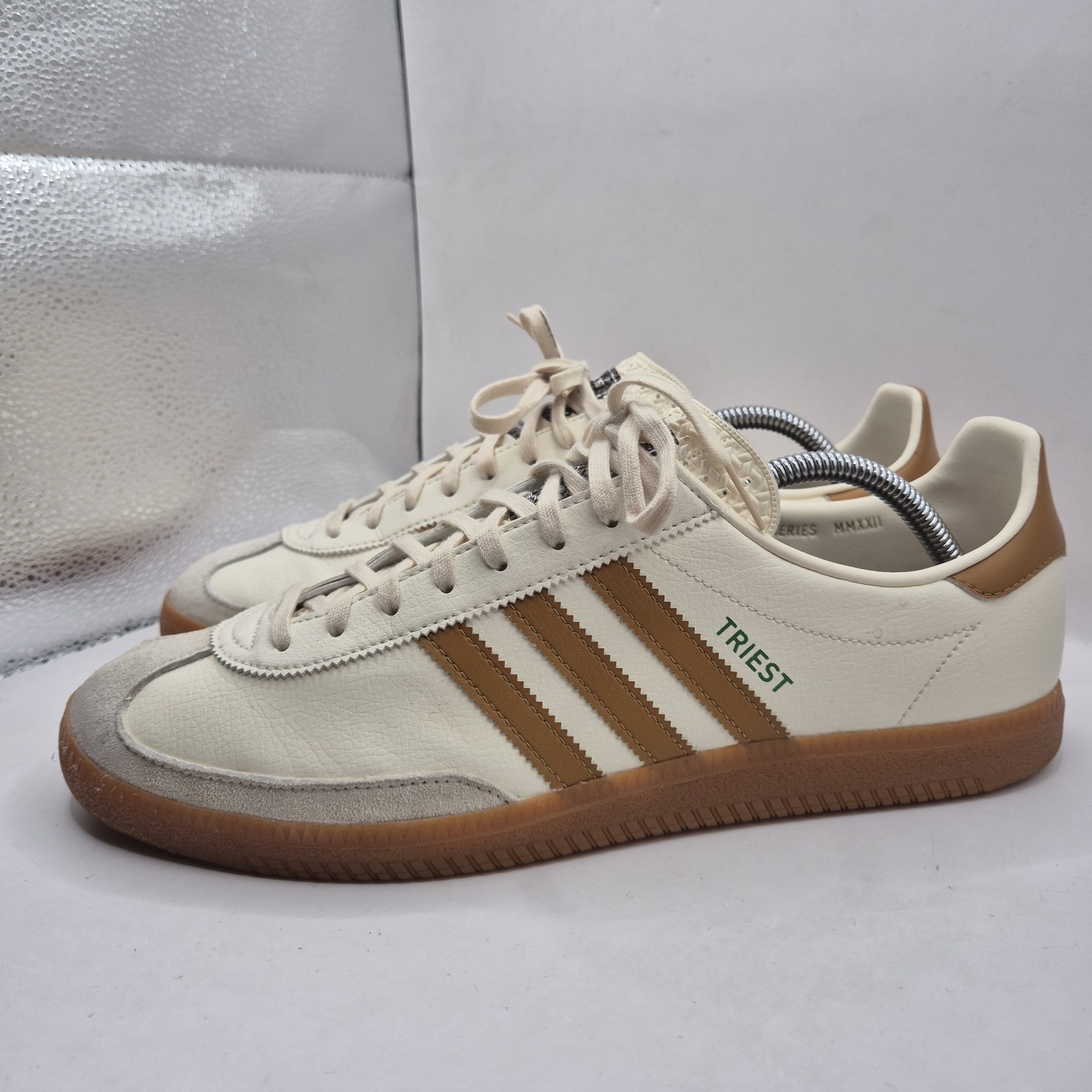 SAOLA Adidas Triest City Series Originals Scarpe da Ginnastica Off White Suola in Gomma Uomo Taglia 10 5