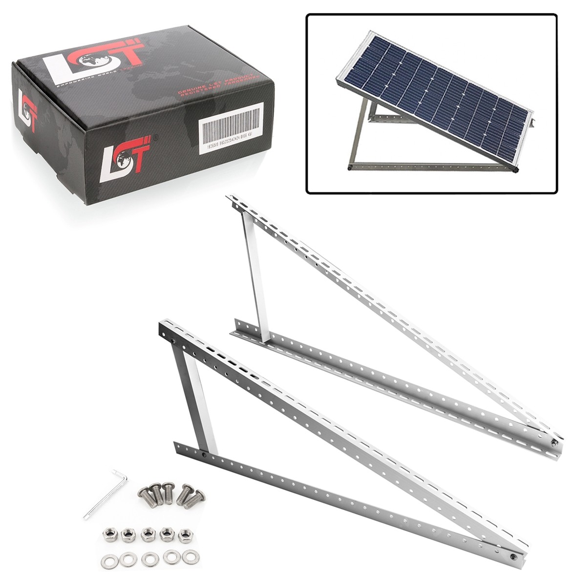 Mounting Solar Module Holder Balcony Power Plant 72 cm
