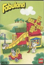 Lego Fabuland 3679 Mill With Shop - COMPLETO
