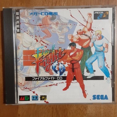 Final Fight CD Sega Mega CD Japan Version CIB Tested Capcom Beat 'em Up JP