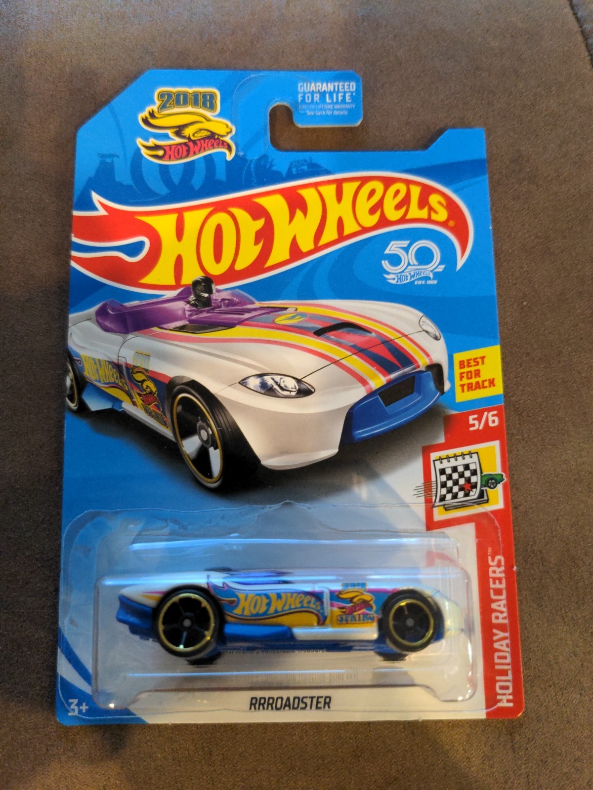 Hot Wheels Treasure Hunt Rrroadster - Holiday Racers - 2018 TH