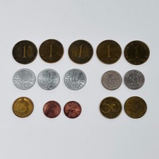 Europäische Münzen Österreich Deutschland Dänemark 20. Jh. Schilling Krone Deutsche Mark