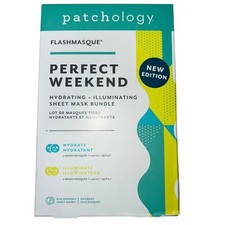 Patchology Hydrating Sheet Masks Perfect Weekend Bundle New