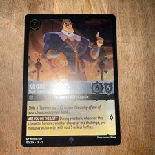 kronk lorcana card Kronk Right-Hand Man 183/204