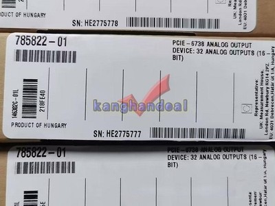 ONE NEW NI Analog output device PCIE-6738 785822-01