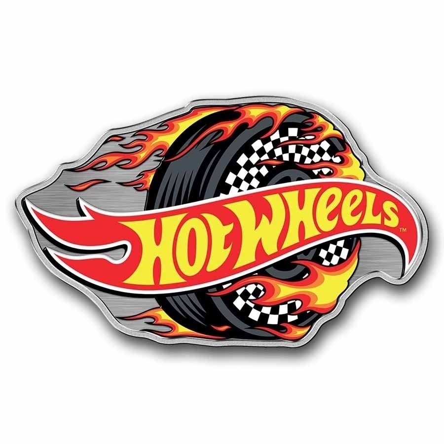 2025 PAMP 1 oz Silver- Hot Wheels™ Shaped & Colorized Coin | eBay