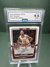 2024-25 Donruss Optic #SS-TEA Jeff Teague Signature Series NICE 9.5