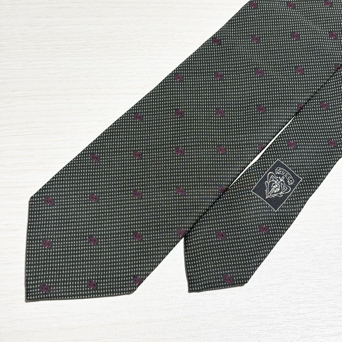 GUCCI GG Pattern Interlocking Allover Pattern Sil… - image 9