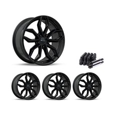 Set Of 4 20 Black Alloy Wheel Rims For 2021-2024 Volvo Xc40 Recharge Kfly 5x108