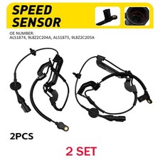Black For 2009-11 2012 Ford Escape Limited Hybrid Front Abs Sensors 4pcs Als1874 Black For 2009-11 2012 Ford Escape Limited Hybrid Front Abs Sensors 4pcs Als1874