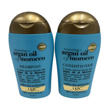 Ogx Renewing + Argan Oil Of Morocco Balsamo Da Viaggio Districante Capelli Con Olio Di Argan, Balsamo Capelli Secchi E Danneggiati In Pratico Formato Travel Size Per Viaggi E Vacanze Da 88.7 Ml