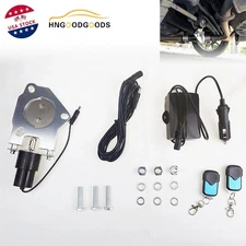 2.5''/2.5in Car Electric Exhaust Butterfly Valve Control Motor&Remote Switch Kit