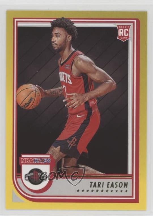 2022-23 Panini NBA Hoops Rookies Yellow Tari Eason #247 1c3k