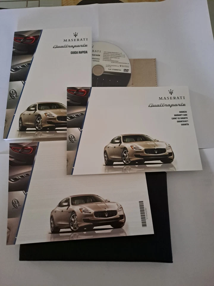 Libretto Uso E Manutenzione Maserati Quattroporte - Immagine 4 di 4