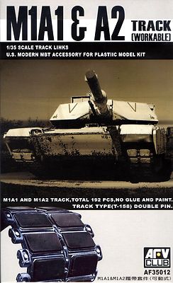 AFV Club 1/35 AF-35012 WORKABLE T-158 Track for US MBT M1A1, M1A2