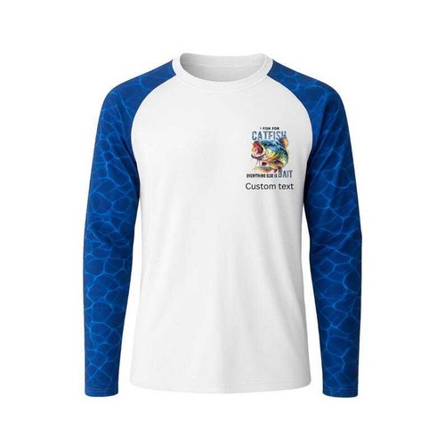 Personalized UPF50 Fishing Shirt M-2XL | Custom Logo | Fish Hook Design | UV Tee - Picture 7 of 10