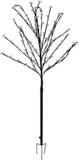 Solar-Powered Cherry Flower Tree with Stake Lights - 120cm