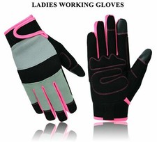 Ladies Work Gloves Hand Protection Mechanic Farmer's Gardening DIY Cleaning UK