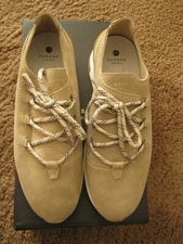  H by HUDSON LONDON TRELAWNY SAND SUEDE SNEAKER Size 10 (43 EURO)-NIB-AUTHENTIC