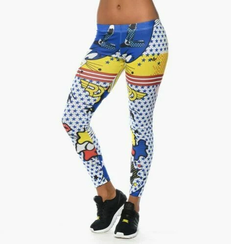 Adidas Originals x Rita Ora Women&#039;s Pants Comics Print BOOM | eBay