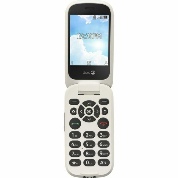 Doro 7050 Flip Cell Phone White for sale online eBay