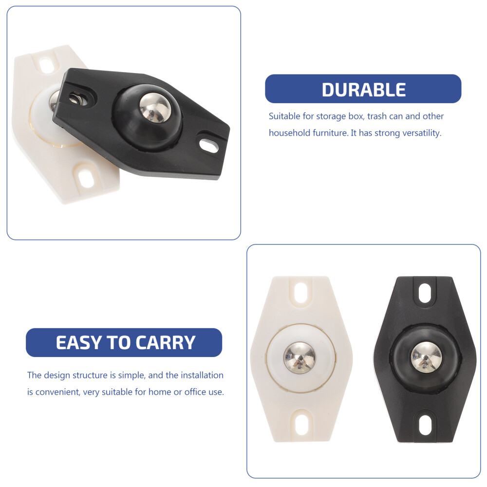 8 Pcs small wheels stick on wheels self adhesive swivel wheels rotation