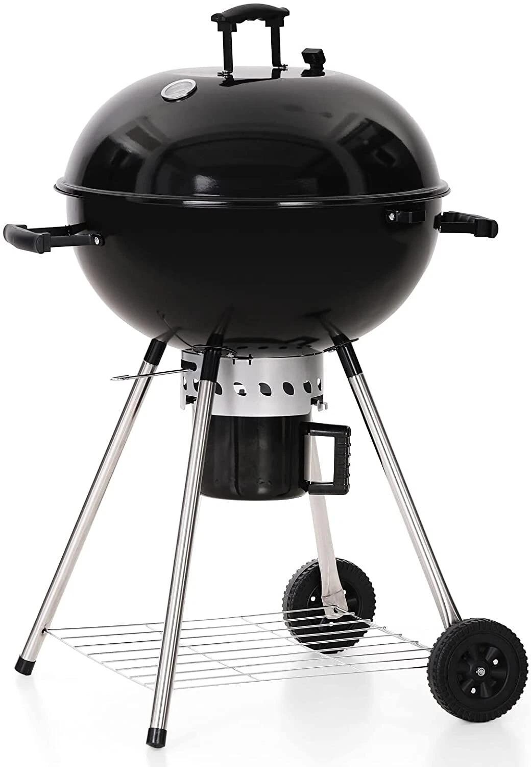 Charcoal BBQ Kettle Grill Smoker Barbecue Portable Outdoor Camping Cooking 22''
