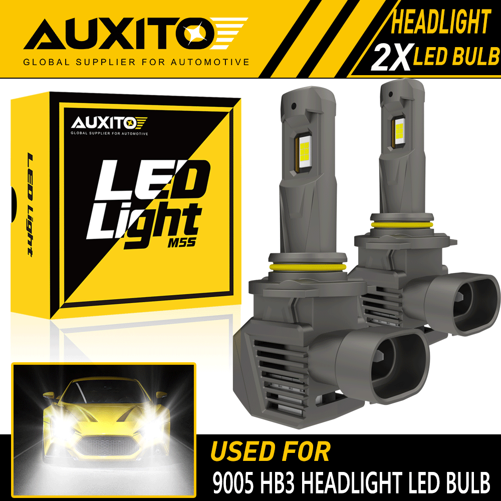 9005 LED Headlight Bulbs 30000LM High Low Beam CANBUS HB3 Super Bright White Kit