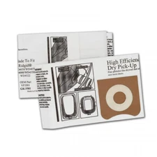 Fits For TVP WD4050, WD4070 Vacuum Paper Bags 2PK # GK-3501