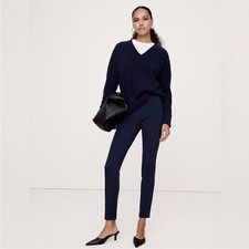 NWT Banana Republic Hyper Navy Blue Skinny Everywhere Ponte Pant - Medium
