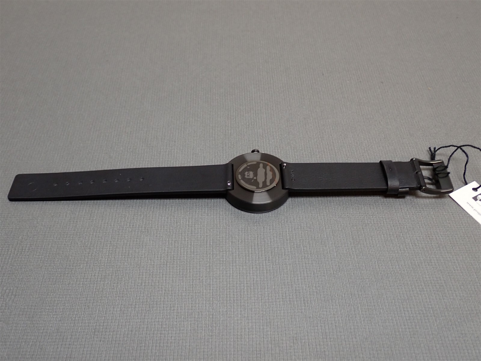 NEW Projects Watches PJT-7811 Miro Masaic 40mm Black Leather Strap Watch