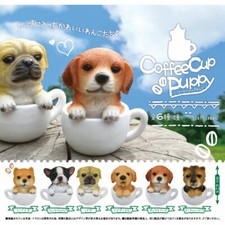 Tazza Caffè Cucciolo Cani in Tazze da Tè Mini Figure Collezione Shiba Inu Carlino Barboncino