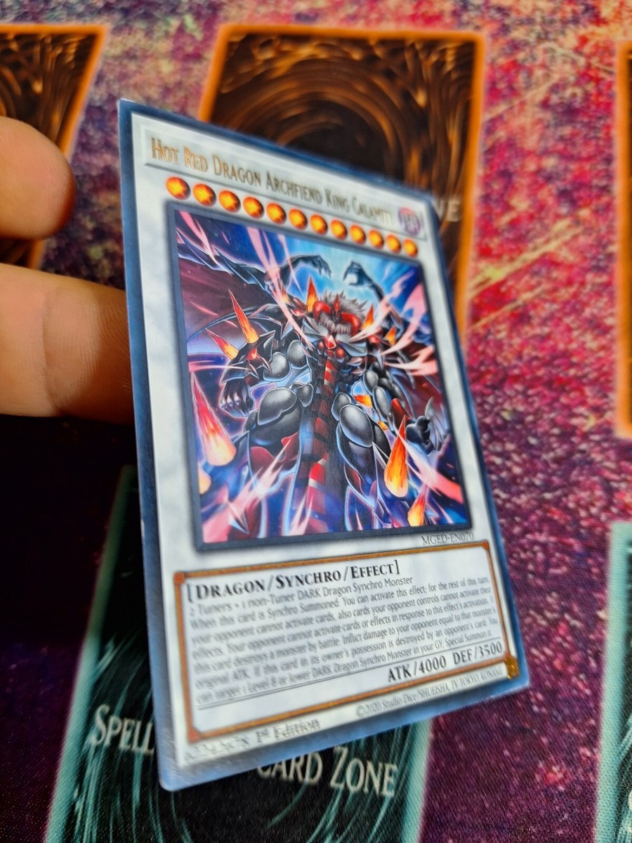 Yu-Gi-Oh! Hot Red Dragon Archfiend King Calamity MGED-EN070 1st