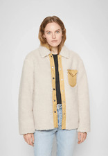 Rag & Bone Elliot Sherpa Shacket Ivory Size Large New $425