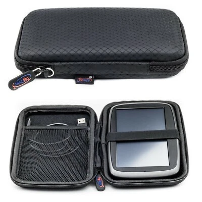 Slim Hard Carry Case For TomTom Go Basic 6" Essential Premium 6 Inch Hand Strap