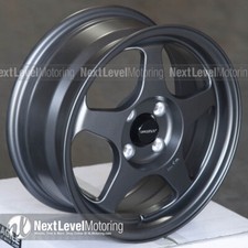 Circuit Cp22 15x6.5 4x100 35 Flat Gun Metal Wheels Fits Honda Fit Civic Eg Ek Circuit Cp22 15x6.5 4x100 35 Flat Gun Metal Wheels Fits Honda Fit Civic Eg Ek