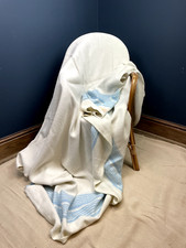 XL VINTAGE GENUINE WITNEY BLANKET THROW BEDSPREAD - RETRO PICNIC CAMPERVAN