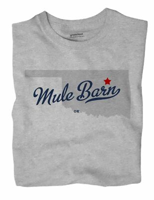 Mule Barn Oklahoma OK T-Shirt MAP
