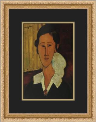 Amedeo Modigliani Portrait of Anna Zborovska Custom Framed Print 