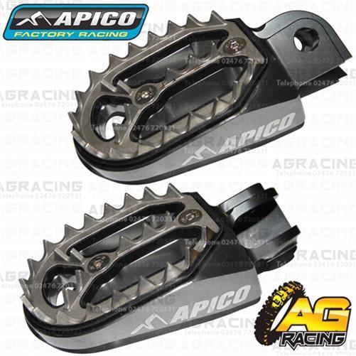 Pieds De Repose-Pieds En Titane APICO - Compatible KTM, Husqvarna, Gas Gas, Beta - Neuf
